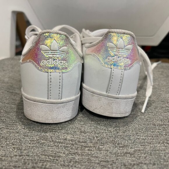 Adidas Grand Court, white, size 3 girls shoes - Picture 2 of 5